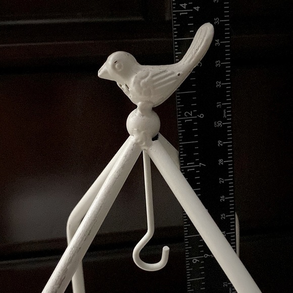 Metal Birdhouse Frame Accent Decor - Picture 4 of 5